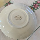 Cunningham & Pickett Inc. Danube Ceramic Floral Plate Blue Rim Alliance Ohio — photo 1