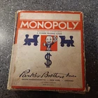 Vintage 1935 MONOPOLY Game Parker Brothers Wood Pieces No Board