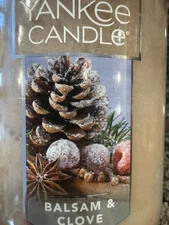 VERY RARE BALSAM & CLOVE YANKEE CANDLE!  Only 1 On eBay!!