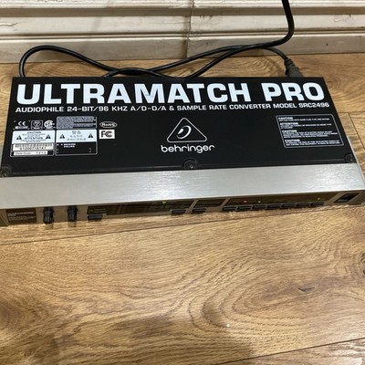 Used Behringer Ultramatch Pro SRC2496 AD/DA Sample Rate Converter Good Condition