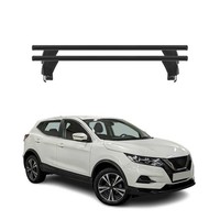 Menabo DachträGer FüR Nissan Qashqai J11 2014-2017 Pre-Fl 50Kg Alu Schwarz 2X