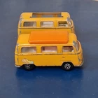 MATCHBOX LESNEY SUPERFAST No MB23 VINTAGE VW VOLKSWAGEN CAMPER X2 1970