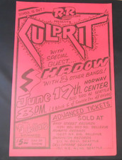 Shadow (Mike McCready Pearl Jam) 11x17 Rare Vintage 80s ORIGINAL Concert Poster