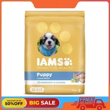 Iams Proactive Health Chicken Dry Dog Food For Puppies, 30.6 Lb Bag
