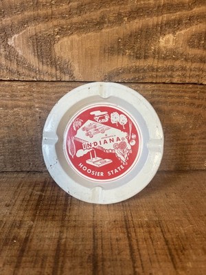 Vintage Indiana Ash Tray Hoosier State Indianapolis Indy 500