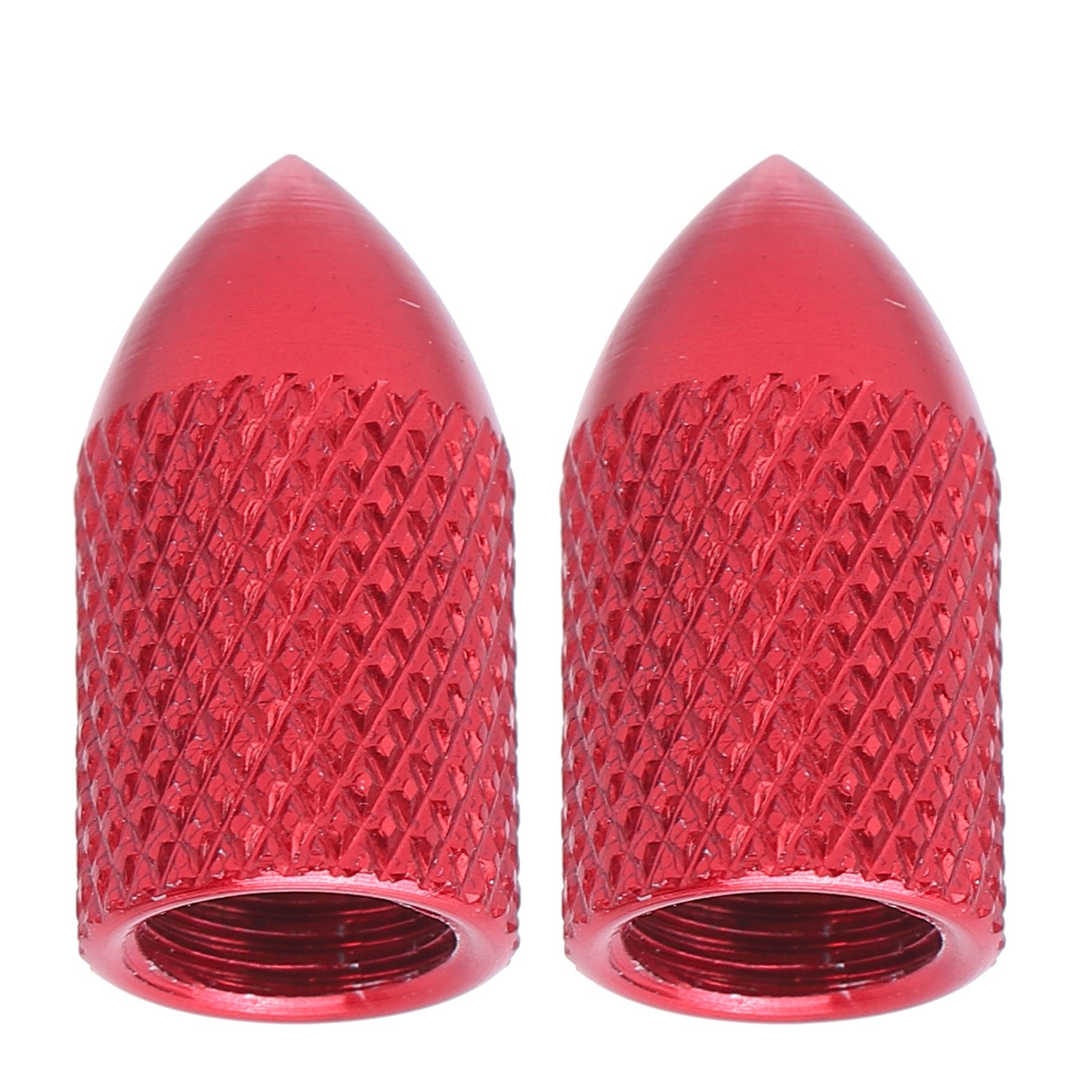 2pcs Aluminium Schrader Valve Caps For Bicycle Tires Dust Covers Bike Tire Caps
