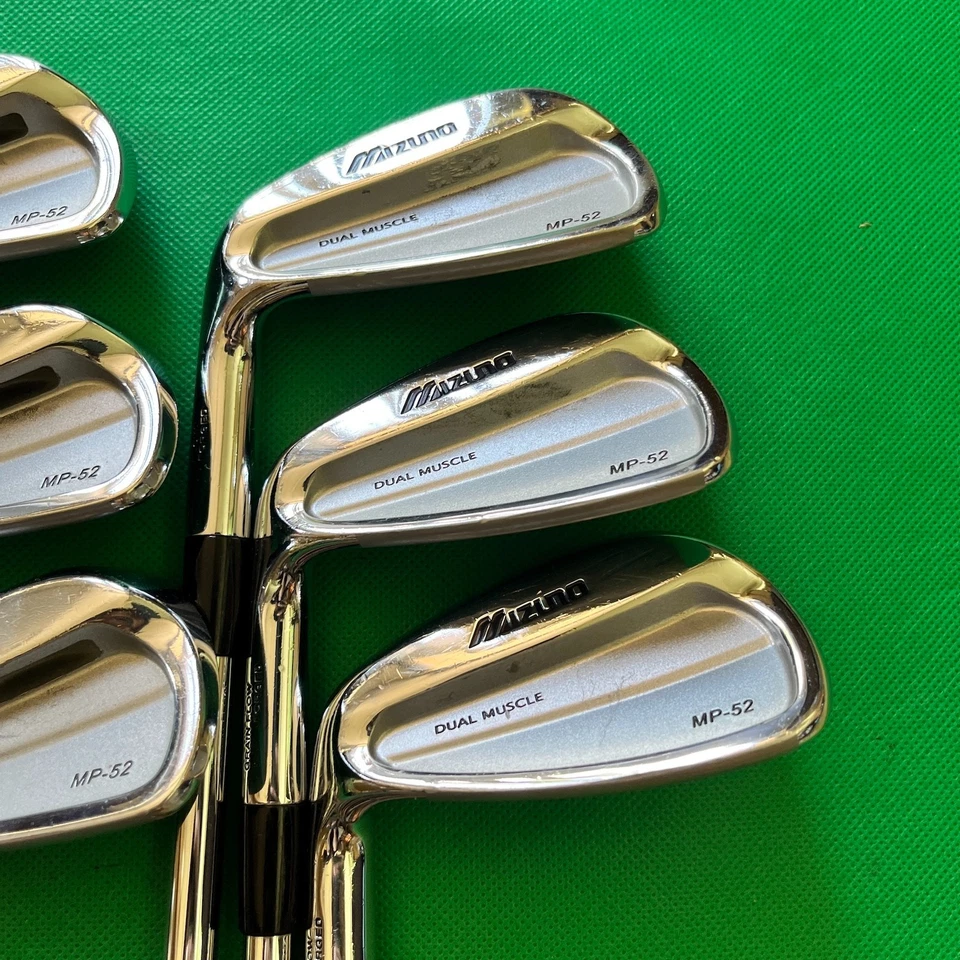 Lefty Mizuno MP-52 Iron Set 6pcs 5-Pw Flex S Stiff Dynamic Gold S200 Golf Clubs - Image 4 of 4
