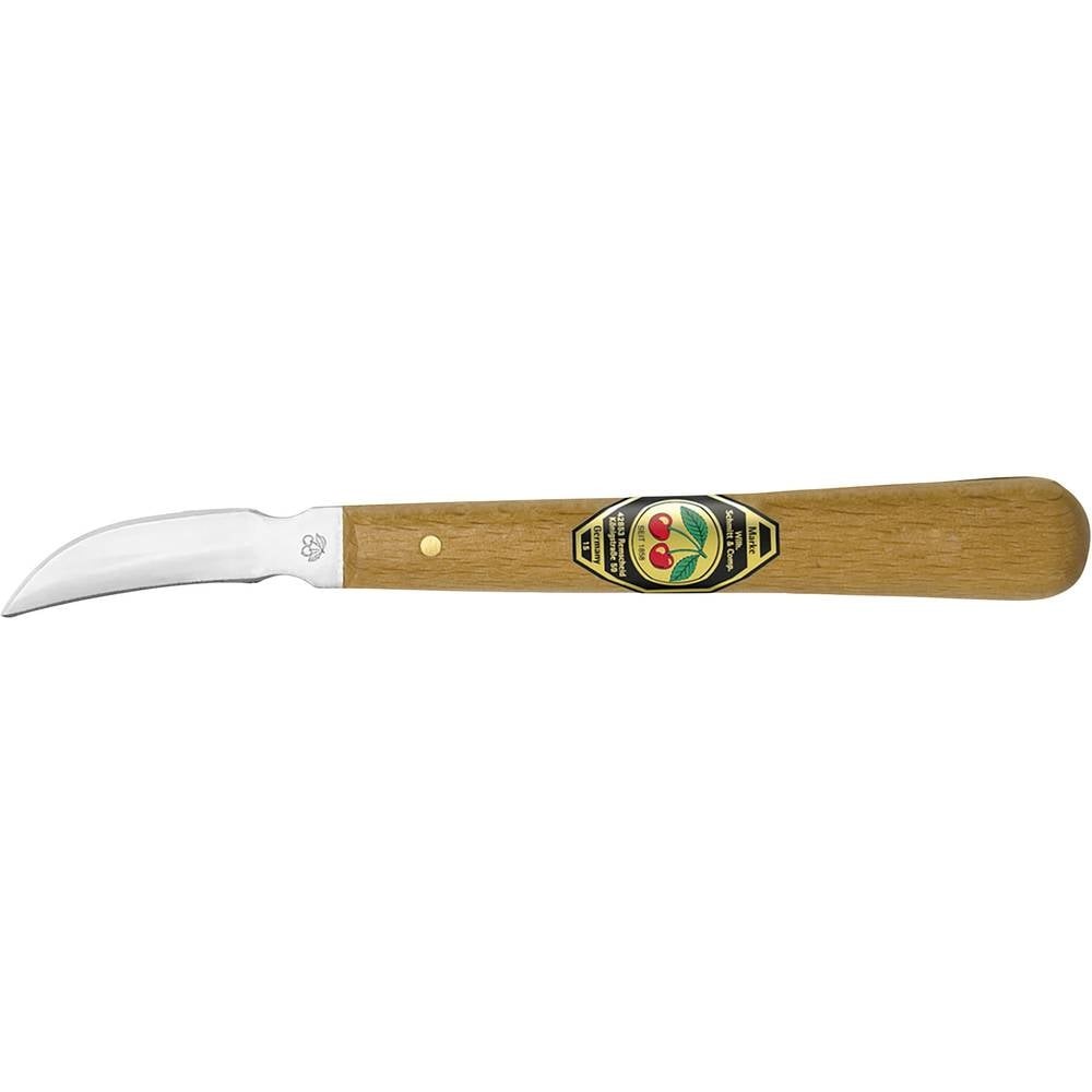 Couteau de sculpteur Kirschen 3353000 en acier avec manche en bois de cerisier