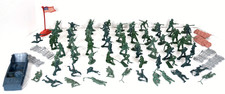 Vintage Lot of 70 Lot Of Army Men Plus 1980's