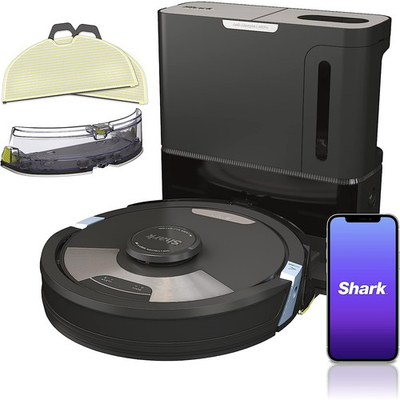 #ad Shark AI Ultra 2 in 1 Robot Vacuum Mop w XL HEPA Self Empty Base RV2610WA $152.00