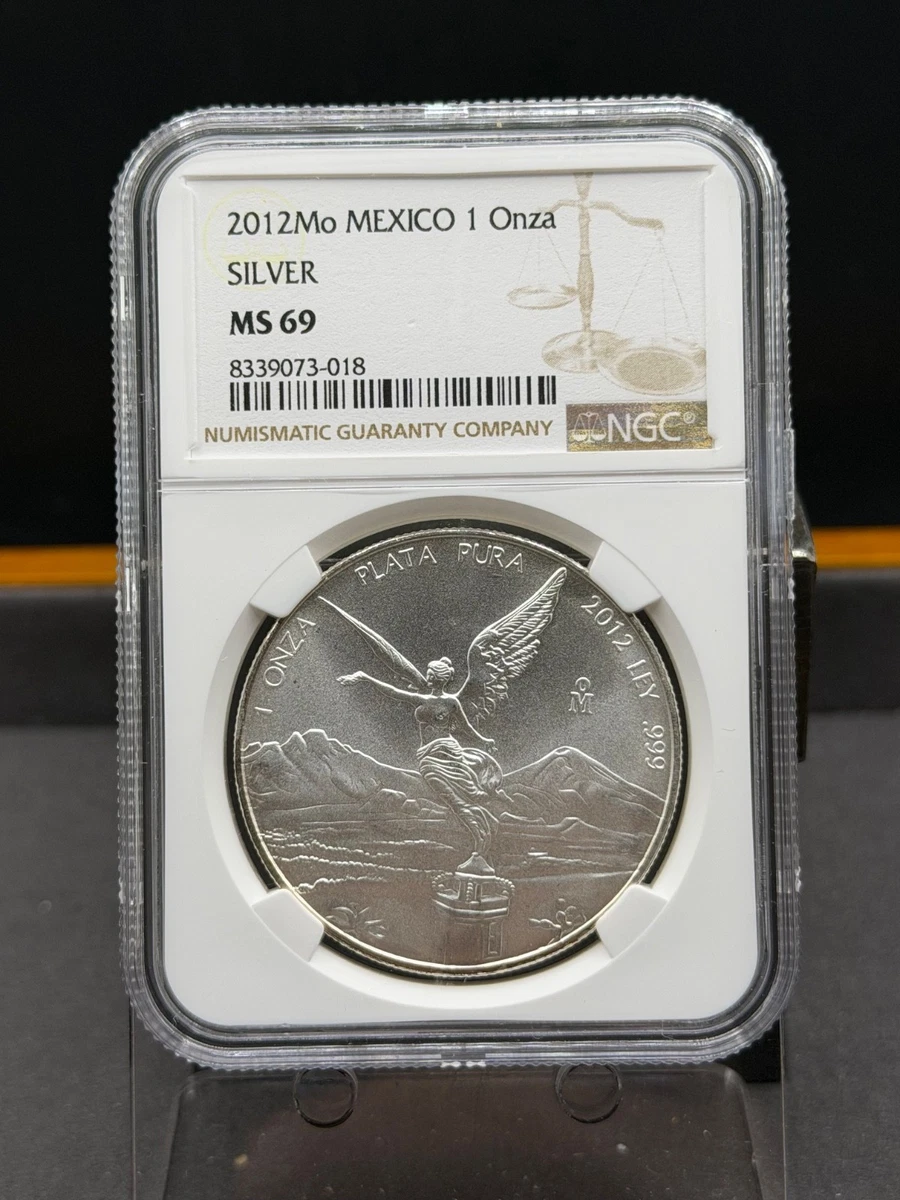 Mexican Libertad MS 69 Graded 1 oz Precious Metal Content per Unit