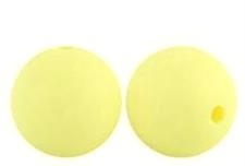 5 pc. Spring yellow Silicone 15mm beads Food Grade silicone Solid 121191091