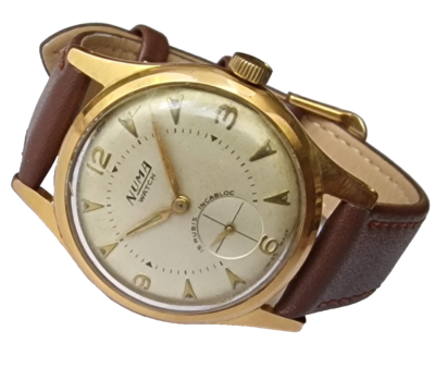 NUMA WATCH 17J Incabloc Waterproof Antimagnetic No.631749 FHF-70