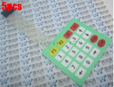 5Pcs 4X5 Matrix Array 20 Key Membrane Switch Keypad Keyboard 4*5 Keys New Ic qb