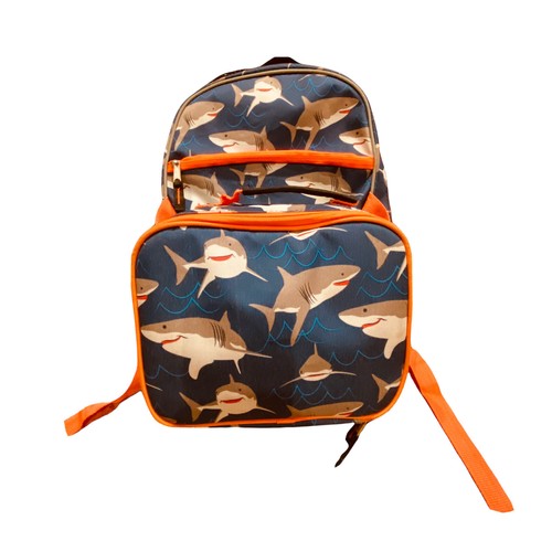 Sharks Boys School Deluxe Backpack 