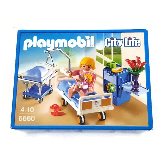 playmobil hospital room
