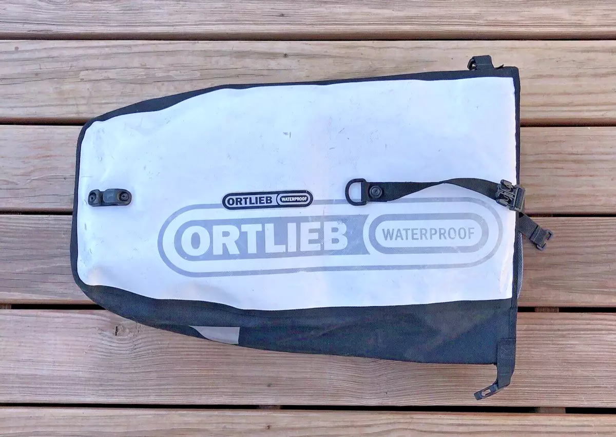 Ortlieb Back Roller Pannier Waterproof Bicycle Bag 40L Wht Blk Inner Pocket