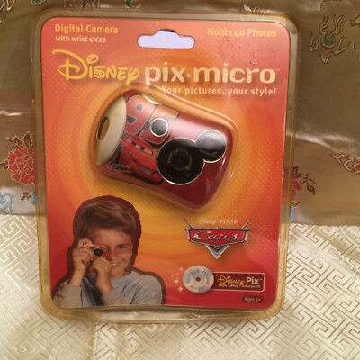 Disney Pix Micro Digital Camera With Wrist Strap /Pixar Cars | eBay