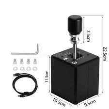 HQB-BC-N 6+R Gear Sim Racing Shifter (without Button) for Logitech G27 T300RS