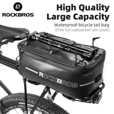 ROCKBROS Bicycle Saddle Pannier Luggage Carrier CyclingRack Bag Travel Trunk Bag
