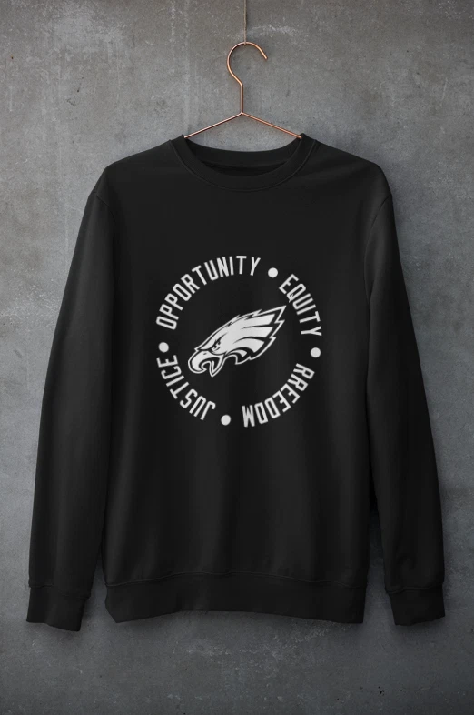Philadelphia Eagles Inspire Change Football Super Bowl 2022 NFL Sweatshirt  | eBay