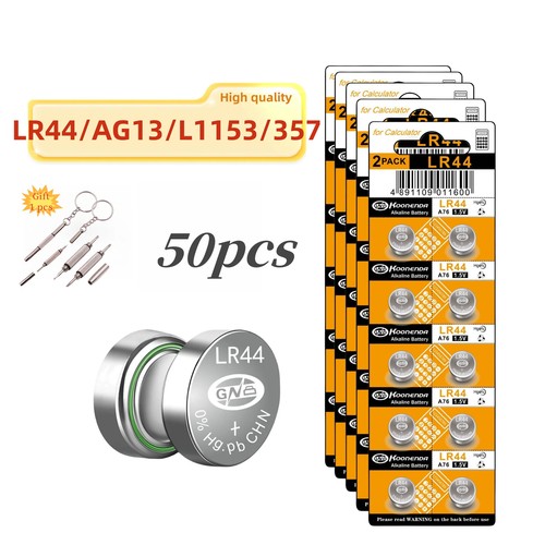 LR44 Batteries AG13 Cell Battery 1.5V 357 SR44 LR1154 L1154 Battery Toys Remote - Picture 26 of 26