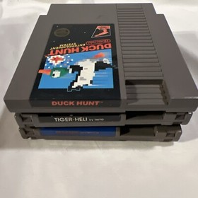 NES Nintendo Duck Hunt, Tiger He&rsquo;ll, Blaster Master Game Lot