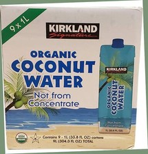 Kirkland Signature Kirkland Signature Organic Coconut Water 9/33.8 Fl Oz Net Wt