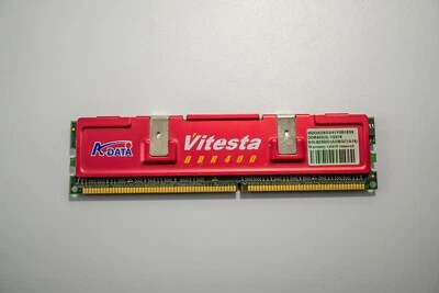Barrette Mémoire ADATA 1 Go DDR 400 (PC 3200) Modèle ADBGC1A16 - Occasion, Fonctionnelle