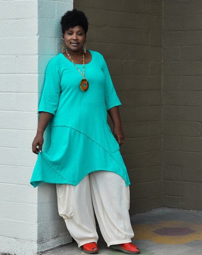 WATERSISTER Cotton Gauze TANGO TUNIC Long Top 1(S/M) 2(L/XL) 3(1X) oh my COLORS - Picture 5 of 42
