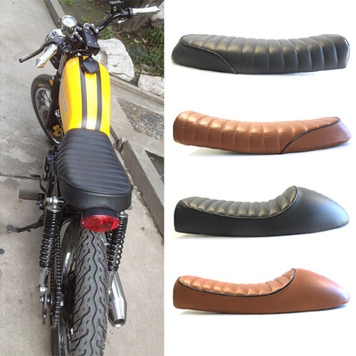 Motorcycle Flat/Hump Saddle Cafe Racer Refit Seat Cushion for Harley Sportster