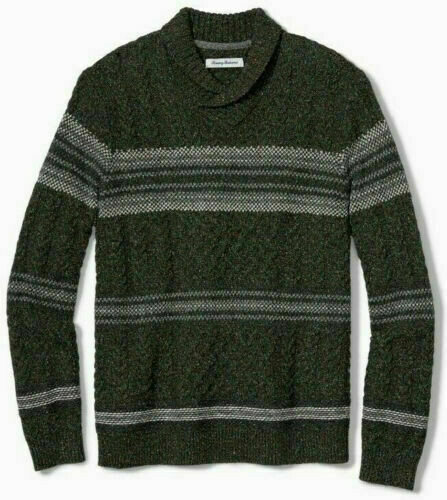 Свитер-шаль Tommy Bahama Palo Verde цвета темной ели Размер M 17990₽