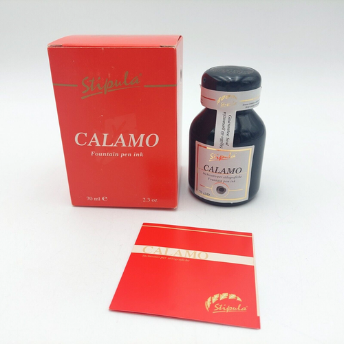 Stipula Calamo Fountain Pen Ink Black 70ml/2.3 oz STN48907 Ink for NETTO - 第 1/8 張圖片