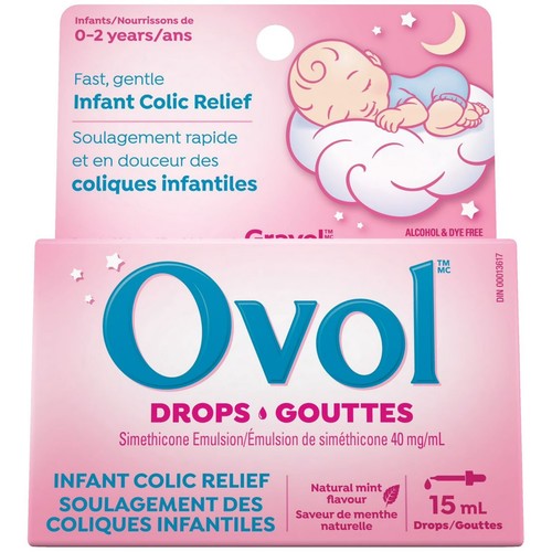 Ovol Infant Drops for Fast & Gentle Relief of Infant Colic 30 ml Made in Can - Picture 5 of 5
