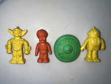 Vtg Diener Space Raiders Eraser Figurines
