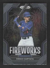 Diego Cartaya  2023 Prizm  Fireworks Los Angeles Dodgers #F8