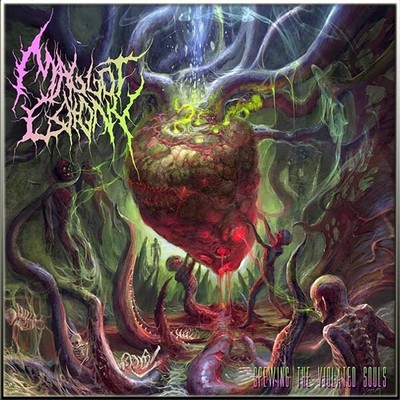 MAGGOT COLONY - Spewing The Violated Souls MCD NEW, Brutal Death Metal,FECAL GOD