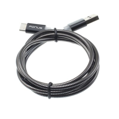 For Samsung Galaxy S24/Ultra/Plus - 3ft Metal USB Cable Type-C Charger Cord