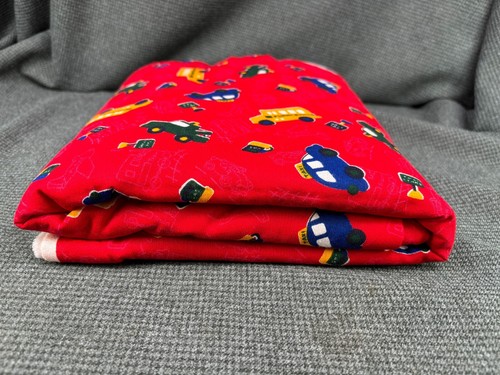 Kids Theme Knit Print - Intex : Red Background- 1-2/3 Yards Flannel Like 60 Wide - 第 2/7 張圖片