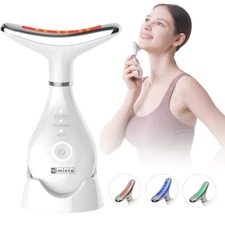 Face Massager – Facial Massager Tool with Soothing Heat, Vibration, & LED