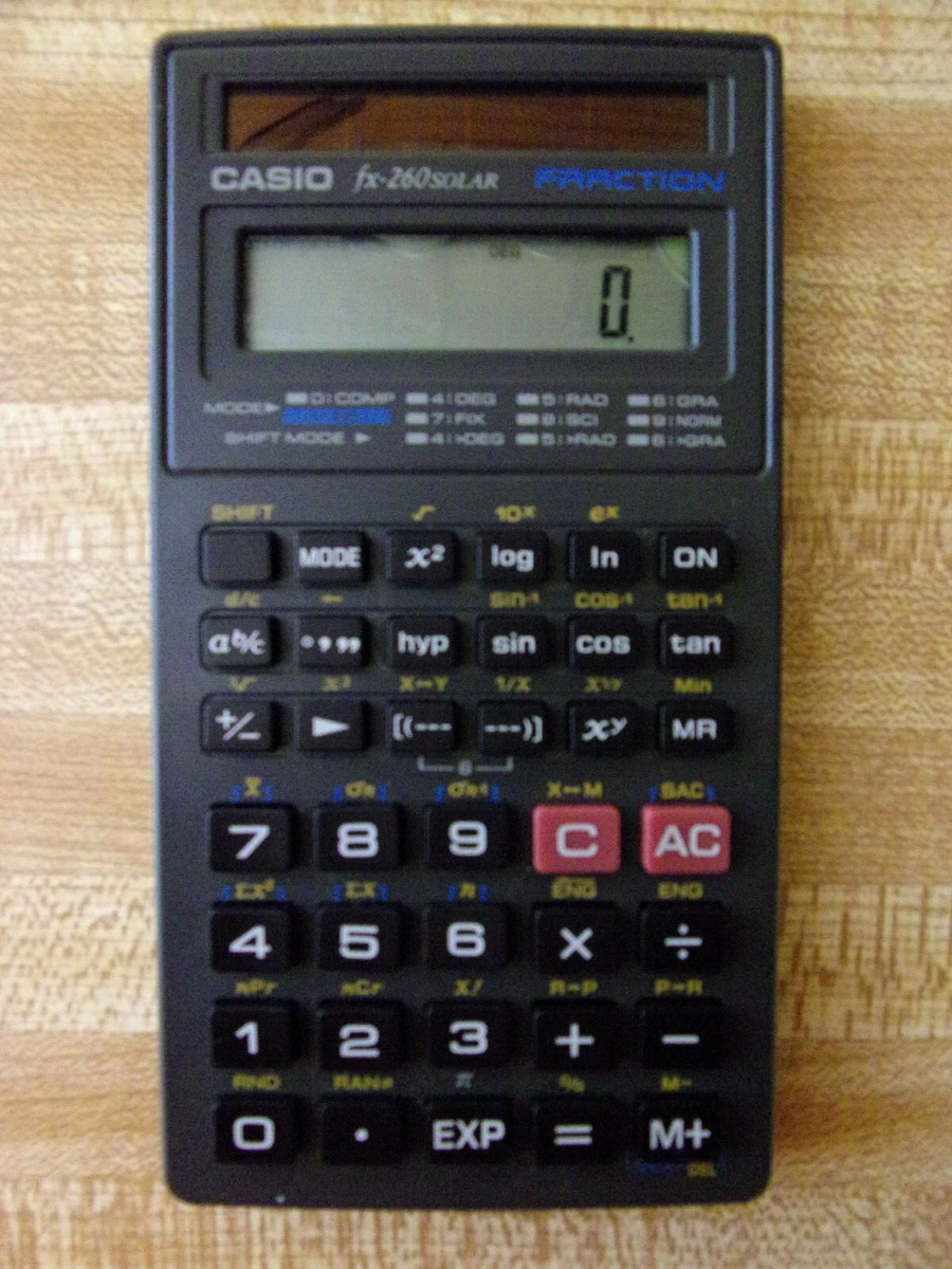 Casio 260 top