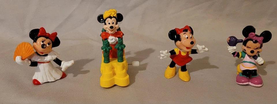 1980s Minnie Mouse Toy Lot - PVC Applause Toys - BK Kids Club Toy - 4 Total Toys - Image 2 of 4
