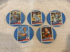 Lot of 5 Diff Minnesota Twins 1985 Topps Cards 2 1/4 Inch Buttons, Kent Hrbek!!