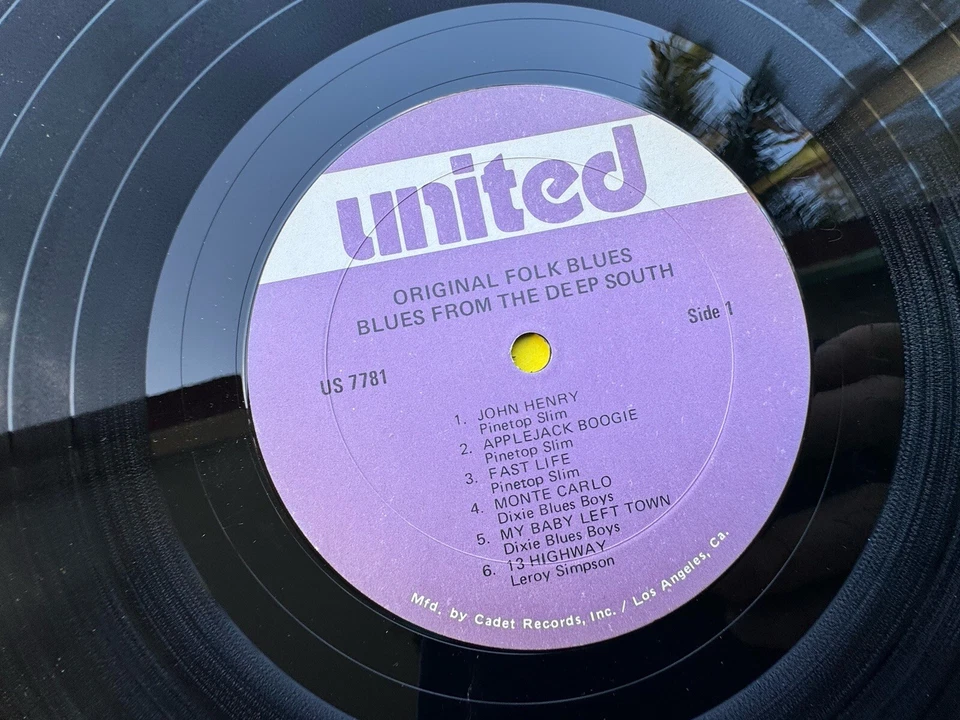 Original Folk Blues - Blues From The Deep South LP VINYL. NM Wax - Image 4 of 4