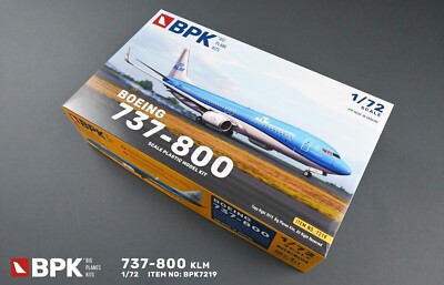 1/72 BPK 7219 Boeing 737-800 KLM Airliner Plastic model kit | eBay