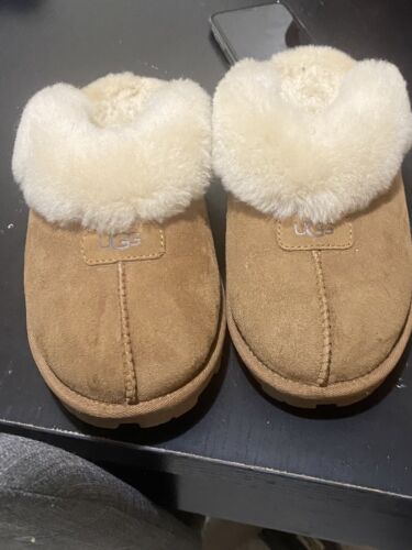 Authentic Ugg Coquette Chestnut Slippers Women Si… - image 1