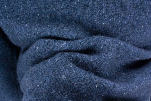 Wax London Herren Petrol Blau Ridgeway Rollkragen Pullover Größe Gesprenkelt Wollmischung - Bild 7 von 24