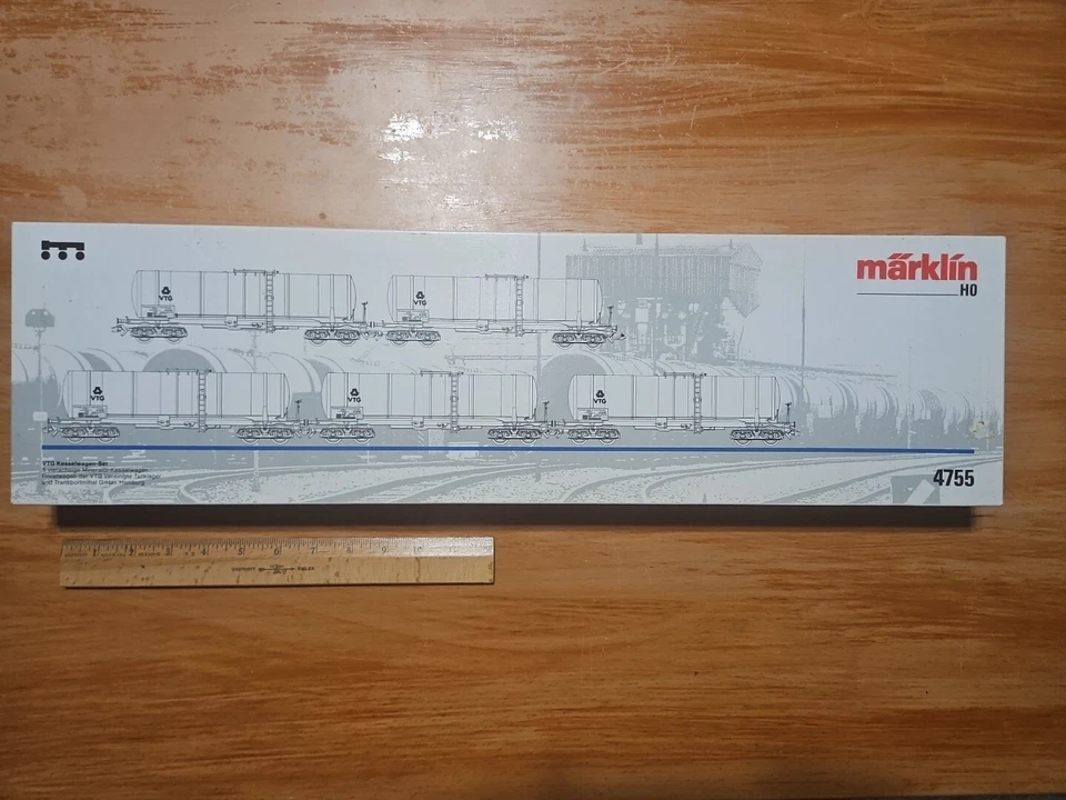 Marklin 4755 HO VTG Tank Car Set - Image 2 of 4