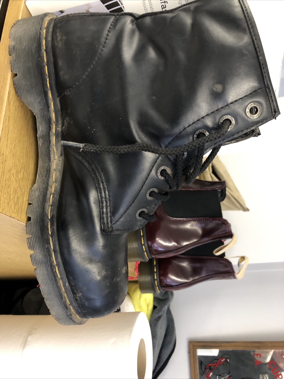 Dr Martens DM Docs Icon 7B10 Steel Toe Cap 7 Eyelet Work Safety Boots