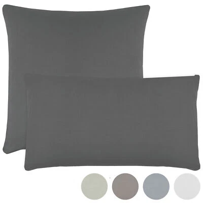 ZOLLNER Set 2 federe in jersey fine federa 100% cotone